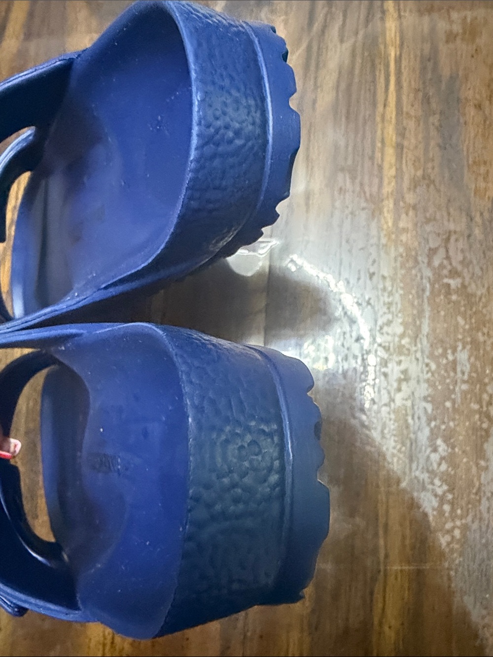 Birkenstock Blue Double-Buckle Slide Sandals - Picture 5 of 6